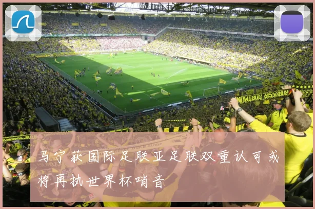 马宁获国际足联亚足联双重认可或将再执世界杯哨音